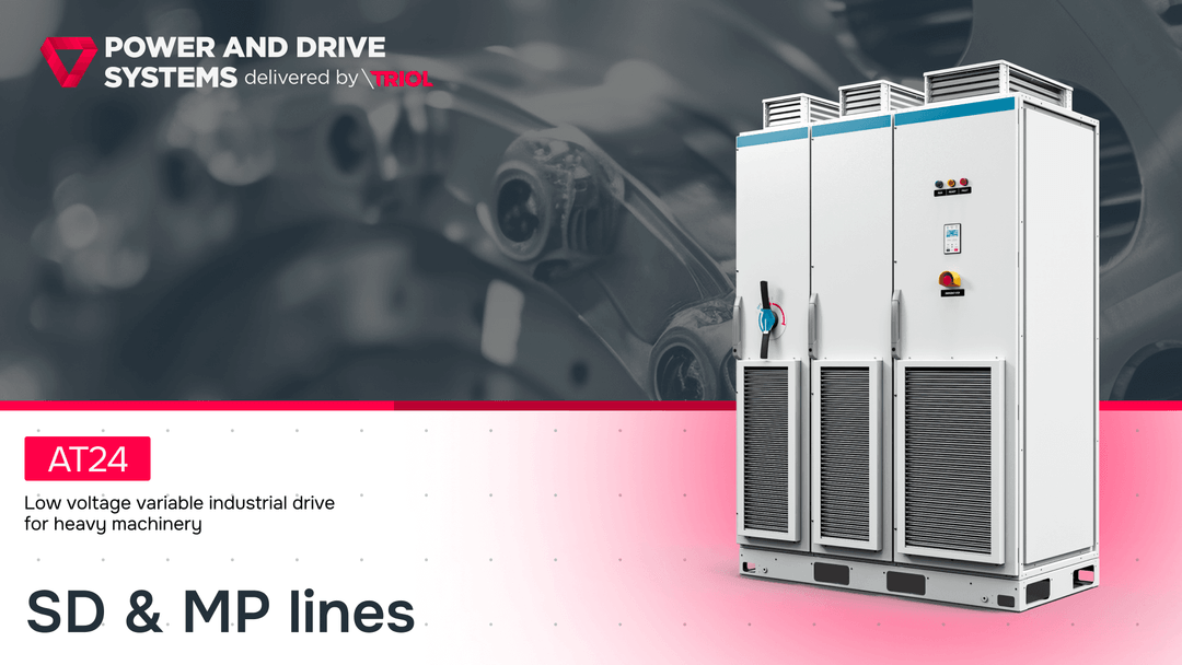 New Catalog Release: AT24 SD & MP Low voltage industrial drive for heavy machinery